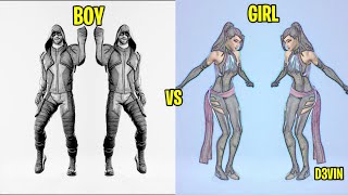 When the sport teacher say: Boys vs Girls (Fortnite Perfect Timing Edition) Part #1