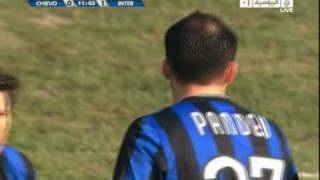 Serie A: Chievo 0-1 Inter Balotelli's goal (0-1)