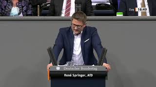 Bundestag: Rene Springer (AFD) "Regierung zertört die Wirtschaft" 17  12  2020