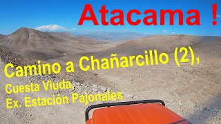 Cuesta Viuda o La Blanca, camino a Chañarcillo en Atacama (Chile)