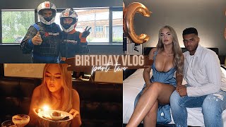 MY BIRTHDAY VLOG... PART 2 | GO KARTING, FOOD & COCKTAILS, BALLOONS, SURPRISES & MUCH MORE...