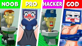 LEGO ALL Characters in Skibidi Toilet: Noob, Pro, HACKER! | Skibidi Toilet (Collection #339)