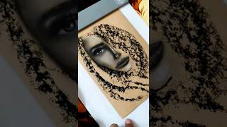 Charcoal Drawing Toned Paper | Charcoal Drawing Tips | #Shorts #drawing