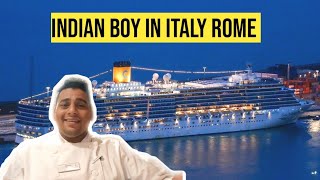 India to Rome (Italy) for work | travel vlog | Indian boy in Italy