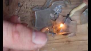 Glass melting with 1400V