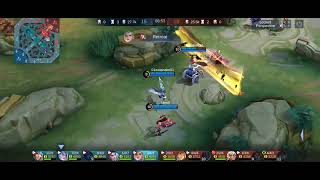 Silvanna fight with my Co-Worker Karina & Zilong Mobile Legends Bang Bang Gameplay