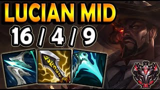 Lucian MID vs Ryze - KOREA Grandmaster Patch 11.15 ✅