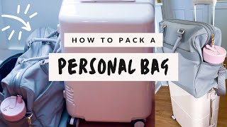 How To Pack Your Personal Bag for Travel | Minimalist Travel