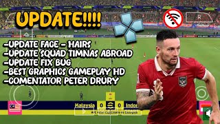 eFOOTBALL™ 2024 PES PPSSPP UPDATE SQUAD GARUDA AND NEW TRANSFER GRAPICH HD