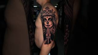 CATRINA TATTOO BLACK AND GREY