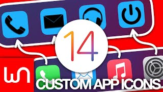 iOS 14 CUSTOM APP ICONS On Home Screen Setup!