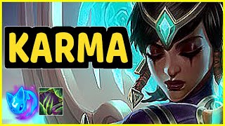 KARMA VS SORAKA SUPPORT GAMEPLAY