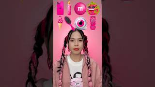 Random Pink Food ASMR Mukbang #3 🌸🦑💋 #shorts #mukbang #asmr #eating