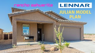 Tour this NEW construction home in Rancho Sahuarita! [Lennar Homes Julian Plan | Next Gen Suite]