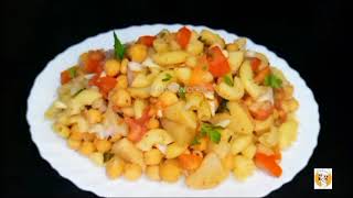 Macroni Chaat recipe by YES WE CAN COOK.