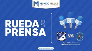 Rueda de prensa Millonarios 0-0 Jaguares fecha 11 Clausura 2024