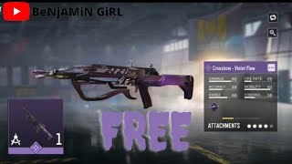 Unlocking Crossbow Violet Flow || Special Ops 1 - Herald || Call Of Duty Mobile || Benjamin Girl.