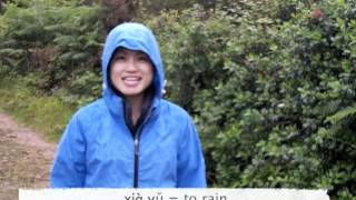 Learn Chinese：How to say "It is raining today" in Chinese?