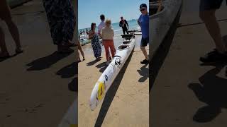 Très belle journée de compétition de pirogues polynésiennes  aux Sables-d’Olonne #shortvideo