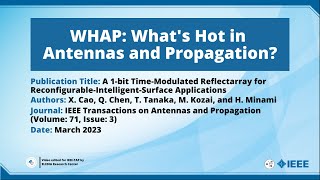 A 1-bit Time-Modulated Reflectarray for Reconfigurable-Intelligent-Surface Applications