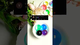 🖤+💚+💙+💜Tape Balloon DIY with giant Orbeez & Nanotape #shorts #diy #nanotape #satisfying #orbeez #fun