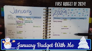 Starting 2024 of Strong with January's Zero Based Budget | Budget with me! | Vlogmas Day 26