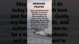 A short Morning Prayer