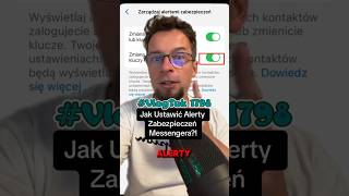 Jak Ustawić ALERTY Zabezpieczeń Messengera?#MessengerTips #PanieWojciu #Tutorial #FacebookTips