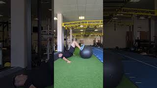 Fitball hamstring curl