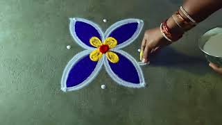 Karthika masam 🌻simple muggulu3*3 🌻karthigai Deepam kolam🌻margazhi kolangal 🌻newyear festival