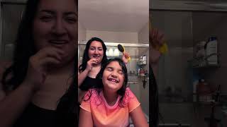 She won’t let me brush her hair #hairstyle #momlife #mentalhealthsupport #forfun #subscribe