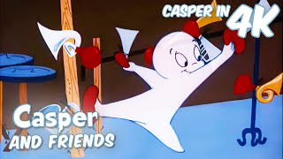 Making Music With Casper! 🎹 | Casper and Friends in 4K | 1 Hour Compilation | Cartoon For Kids