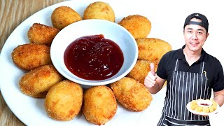 Cách làm bánh khoai tây chiên cá ngừ / how to make Tuna Croquette