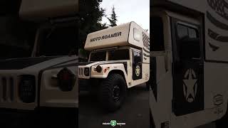 MILITARY HUMVEE TURNED CAMPER