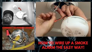 How to Wire a Smoke Alarm/Carbon Monoxide Detector