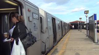 MTA Subways - Kawasaki R160B #8917 on the (Q) at Astoria Blvd (2016 Video)