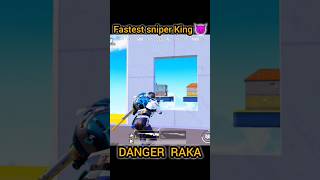 Broken song 💔 fastest sniper 😈PUBG BGMI | DANGER RAKA🔥#shorts #short #viral #sniper #trending #pubg