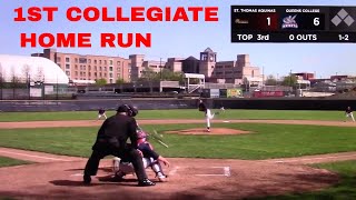 SEAN LYNCH 1ST COLLEGIATE HOME RUN VS QUEENS COLLEGE