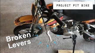 How To Install LEVERS DIRT BIKE/PIT BIKE - Project Pit Bike | Part 4