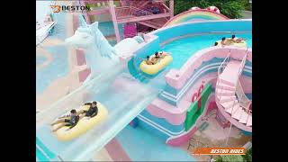 Outdoor water park project by Beston Rides - #outdoorwaterpark #waterpark