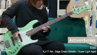 White Guitars - Xotic / XJ-1T 4st - Sage Green Metallic / Super Light Aged