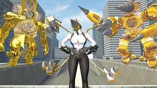 NEW DRILL WOMAN BOSS VS SKIBIDI TOILET! In Garrys Mod!