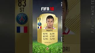 Mbappe FIFA Evolution FIFA 17 - FIFA 23 #shorts