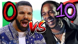 ALL FANTANO RATINGS ON DRAKE VS. KENDRICK ALBUMS (WORST TO BEST)