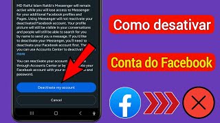 Como desativar a conta do Facebook 2024 | Desative sua conta do Facebook (tutorial completo)