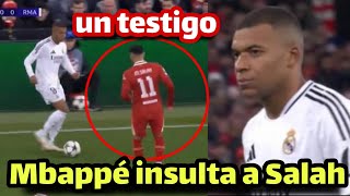 Kylian Mbappé insulta a Mohamed Salah en un videoclip del partido Liverpool-Real Madrid