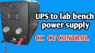 how to make lab bench power supply with old UPS