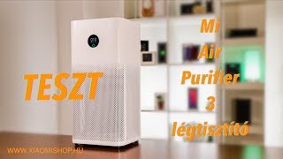 Mi Air Purifier 3 légtisztító teszt