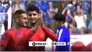 FIFA 23 Japan vs Spain - Fifa World Cup Qatar 2022 - Group Stage - PS5™ Gameplay [4K 60FPS]