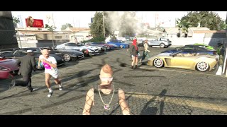 GTA 5 Car Meet/ Car Show| Cruising & Drag Racing